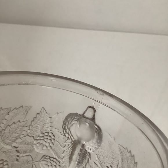 Antique EAPG Hobbs Brockunier Clear Glass Spooner ca 1870 blackberry pattern - Picture 16 of 16